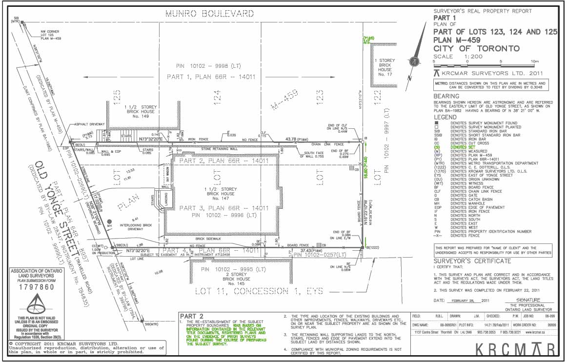 How To Read a Survey Plan